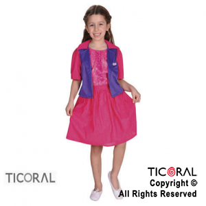 DISFRAZ VIOLETTA C/CHAQUETA TALLE 1 x 1